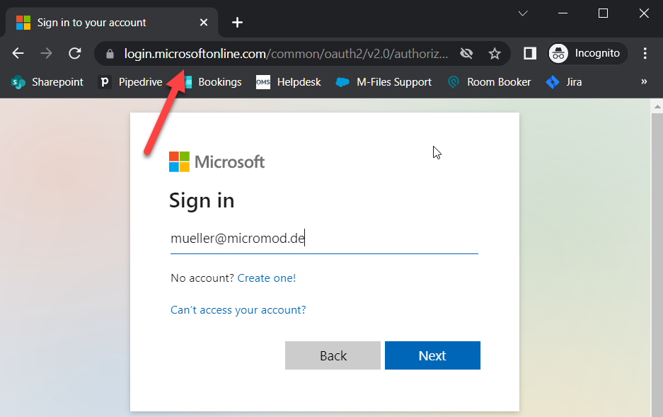 Login  Microsoft 365